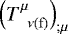 $\left(T^{\mu}_{\;\; \nu\mathrm{(f)}}\right)_{;\mu}$