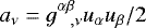 $a_{\nu} = g^{\alpha \beta}_{\;\;\;,\nu} u_{\alpha} u_{\beta}/2$