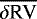 $\overline{\delta{\textrm{RV}}}$