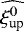 $\widehat{\xi_{\text{up}}^0}$