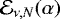 $\mathcal{E}_{\nu,N}(\alpha)$
