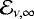$\mathcal{E}_{\nu,\infty}$