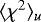 $\langle \chi^{2} \rangle_{u}$