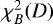 $\chi^{2}_{B}(D)$