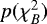 $p(\chi^{2}_{B})$