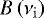 $B\left(\nu_{\rm{i}}\right)$