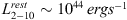 $ {L}_{2-10}^{{rest}}\sim {10}^{44}\;\rm{erg}\;\rm{s}^{-1}$