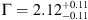 $ \rm{\Gamma}=2.12_{-0.11}^{+0.11}$