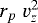 $ r_p \; v_z^2$