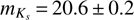 $ {m}_{{K}_s}=20.6\pm 0.2\thinspace \mathrm{mag}$