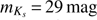 $ {m}_{{K}_s}=29\thinspace \mathrm{mag}$