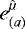 $e^{\hat{\mu}}_{(a)}$
