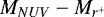 $M_{NUV}-M_{r^{&#x002B;}}$