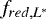 $f_{red, L^{\ast}}$
