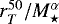 $r^{50}_{T}/M_{\star}^{\alpha}$