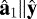 $\hat{\textbf{a}}_{1}\|\hat{\textbf{y}}$