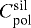 $C_{\textrm{pol}}^{\textrm{sil}}$