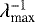 $\lambda_{\textrm{max}}^{-1}$