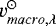 $v^{\odot}_{macro, \lambda}$