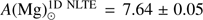 $ A{(\mathrm{Mg})}_\odot^{1\mathrm D\;\mathrm{NLTE}} $