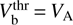 $ \textstyle V_\mathrm b^\text{thr}=V_\mathrm A $