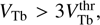 $ \textstyle V_\text{Tb}>3V_\text{Tb}^\text{thr} $