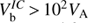 $ V_\text{b}^{IC}>10^2V_\text{A} $