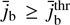 $ {\overline j}_\text{b}\geq\overline j_\text{b}^\text{thr} $