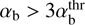 $ \alpha_\text{b}>3\alpha_\text{b}^\text{thr} $