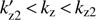 $ k_\text{z2}^'<k_\text{z}<k_\text{z2} $