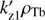 $ k_\text{z2}^'\rho_\text{Tb}-k_\text{z1}^'\rho_\text{Tb} $