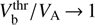 $ \textstyle V_\mathrm b^\text{thr}/V_\mathrm A\rightarrow1 $