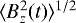 $\langle B^2_z(t)\rangle^{1/2}$