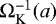 ${\mathrm \Omega}_{\textrm{K}}^{-1}(a)$