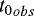 ${t_0}_{obs}$