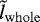 ${\tilde l}_{\mathrm{whole}}$