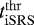 $t_{\mathrm{iSRS}}^{\mathrm{thr}}$