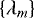 $\left\{\lambda_m\right\}$
