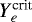 $Y_e^{\textrm{crit}}$