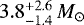 $3.8^{&#x002B;2.6}_{-1.4}\,{M}_{\odot}$