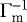 $\mathrm{\Gamma}_{\textrm{m}}^{-1}$