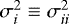 $\sigma_{i}^2\equiv\sigma_{ii}^2$