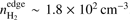 $ n_{{\mathrm H}_2}^\mathrm{edge}\sim1.8\times10^2\mathrm{cm}^{-3} $