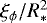 $\xi_{\phi}/R_*^2$