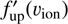 $ f_\mathrm{up}^' (\upsilon_{\mathrm ion})$
