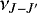 $\nu_{J-J^{\prime}}$