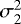 $\sigma^2_2$