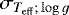 $\sigma_{T_{\mathrm{eff}};\,\log{g}}$