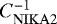 $C_{{\mathrm{NIKA}2}}^{-1}$