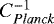 $C_{ Planck }^{-1}$